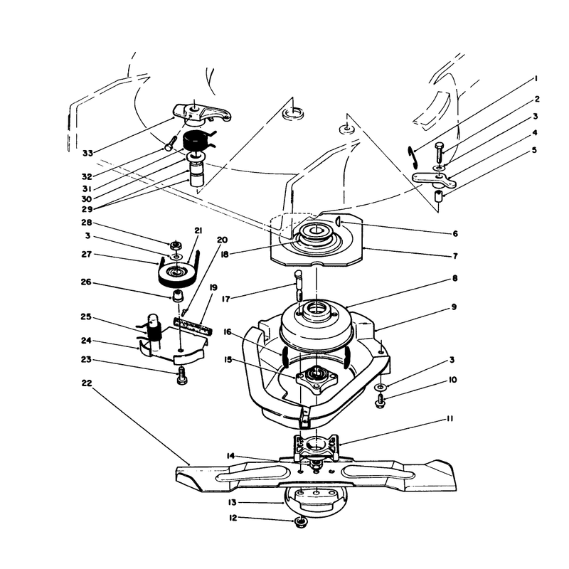 Blade Brake Clutch Assembly