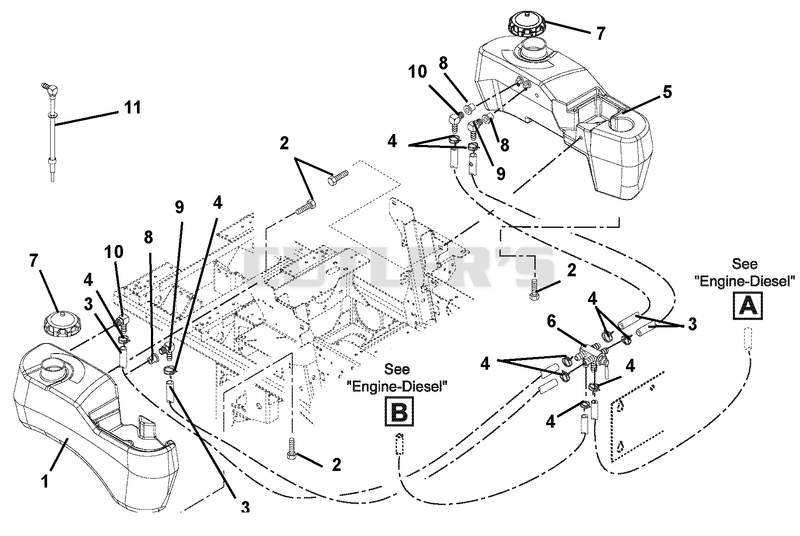 Fuel Tanks And Hoses