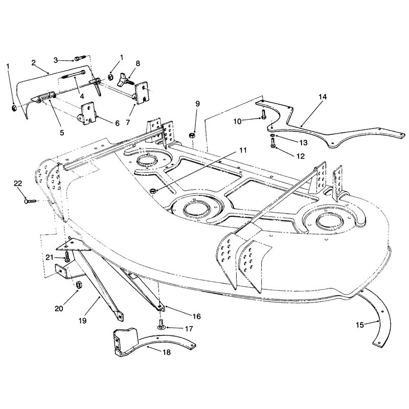 Baffle and Deflector Assy
