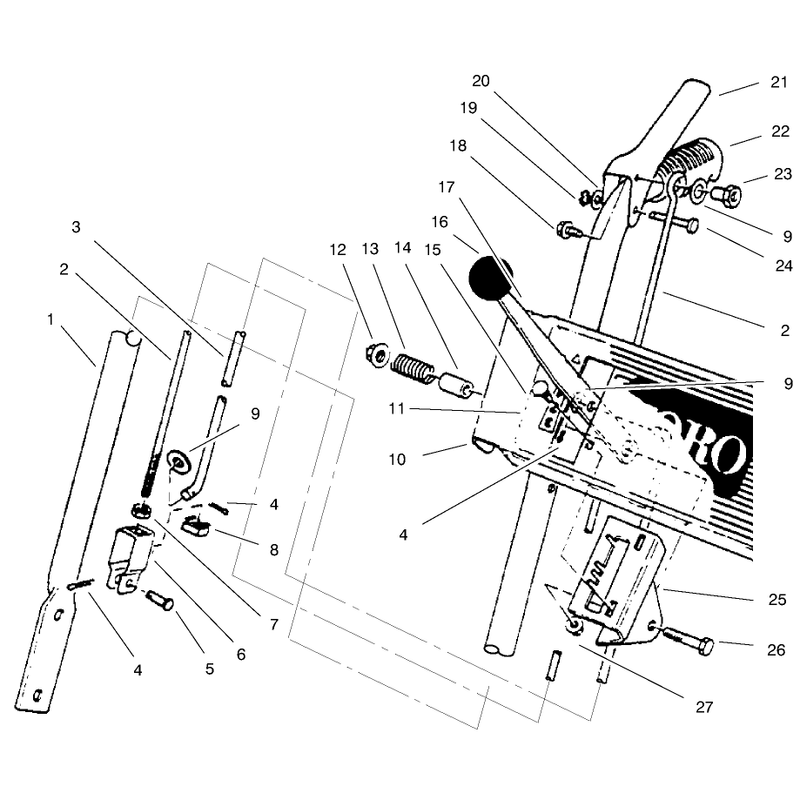 Handle Assembly Right Side