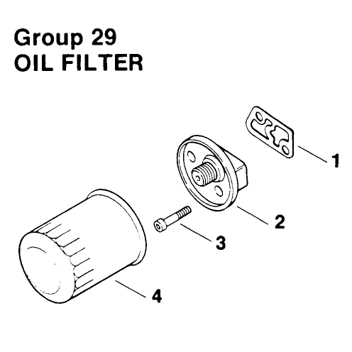 Oil Filter Engine Kohler Model No Mv16s Type Ps56519