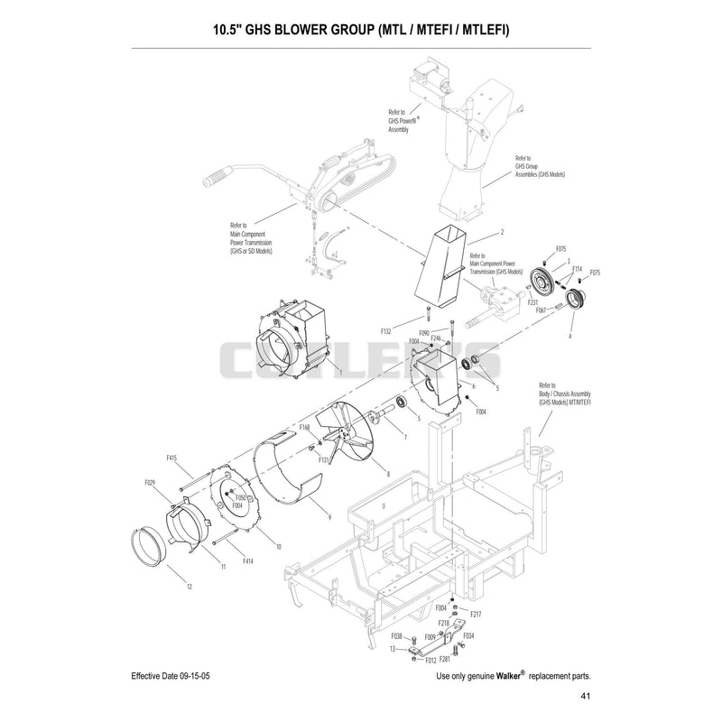 10.5in GHS Blower Group MTL MTEFI MTLEFI