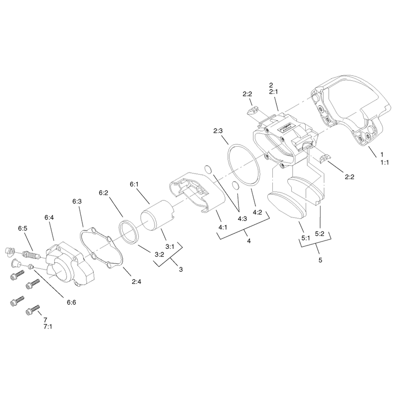 Left Hand Caliper Assembly No 104-6801