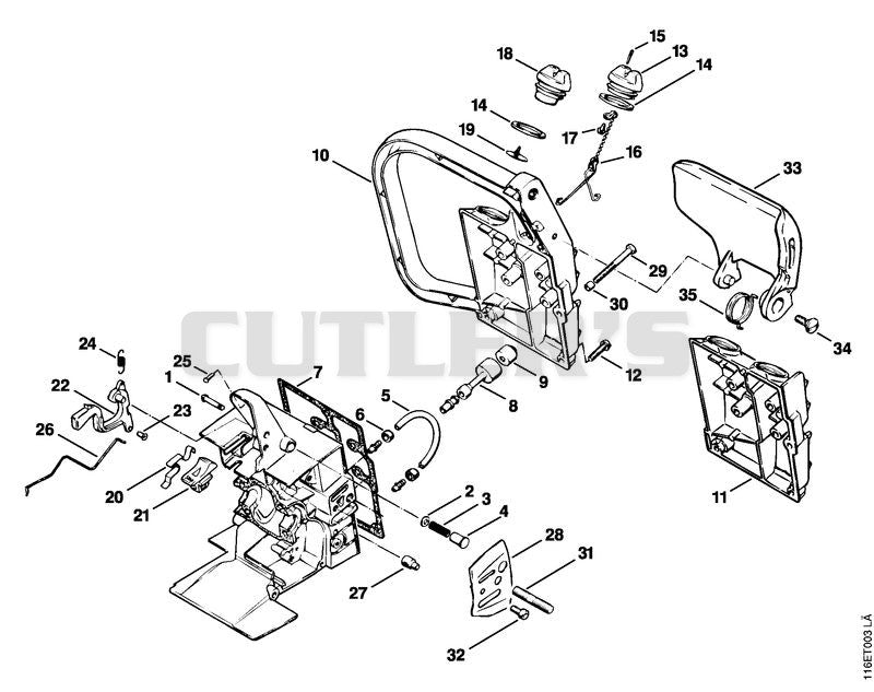 Handle housing