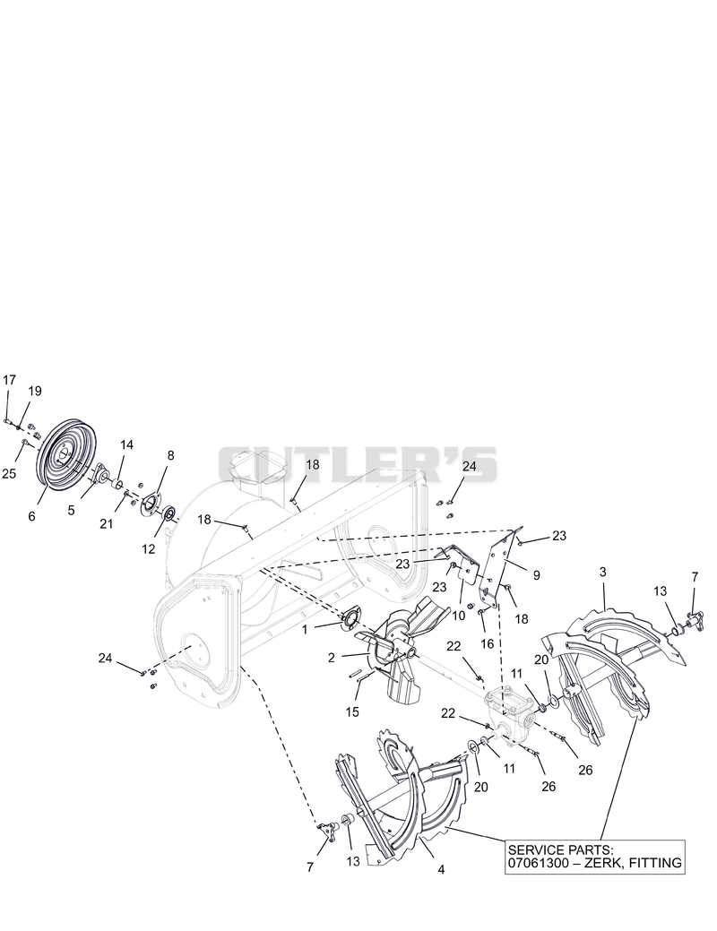 Auger and Impeller – 30"