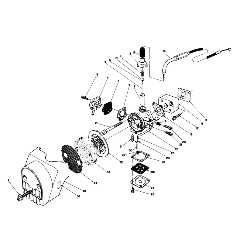 Carburetor & Air Cleaner Assembly