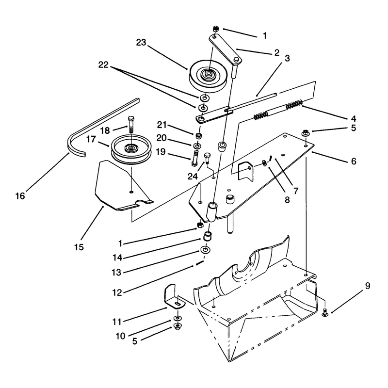 Pulley and Belt Assembly
