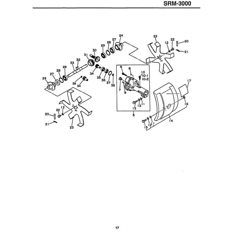 Srac-400 1 Cultivator Attachment Includes The Following Items