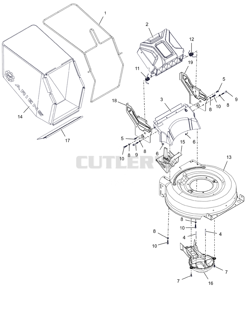 Mower Deck and Bag