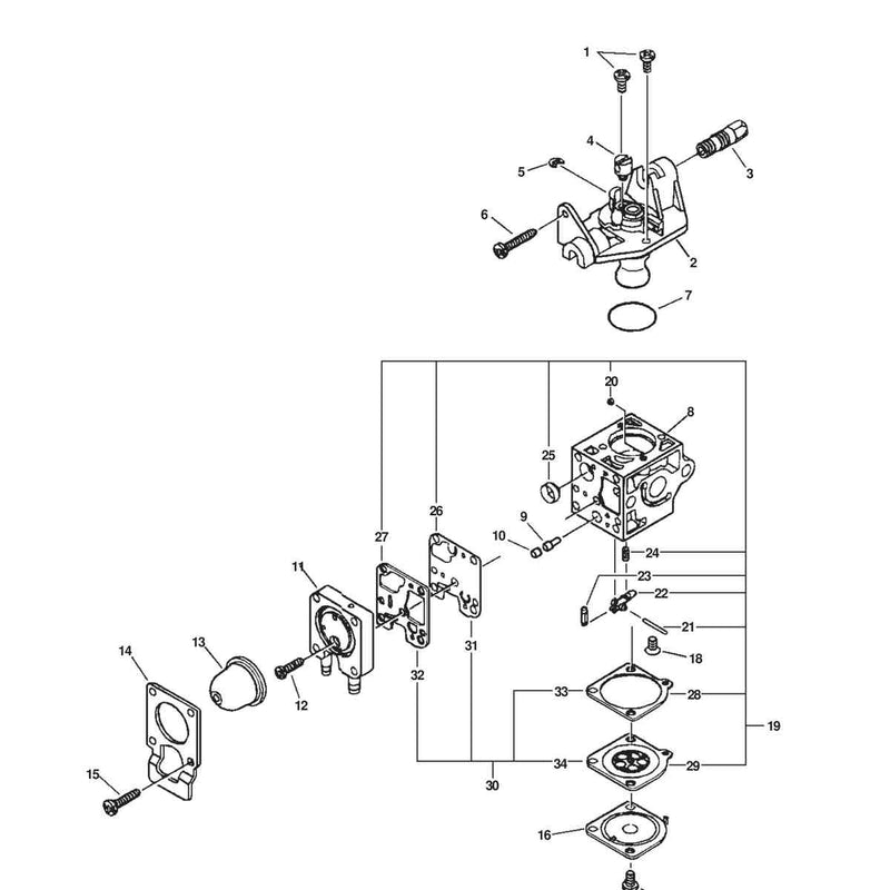 CARBURETOR -- RB-K75