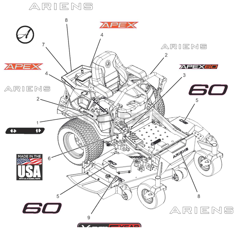 Decals - Style 60"