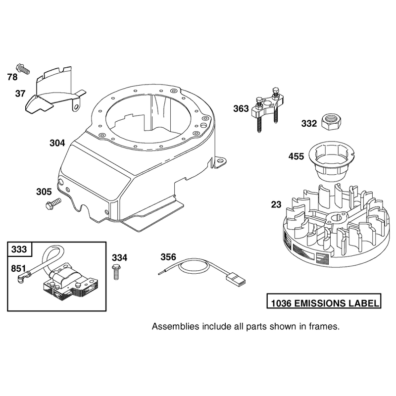 Engine Briggs and Stratton Model 12f802-1769-B1
