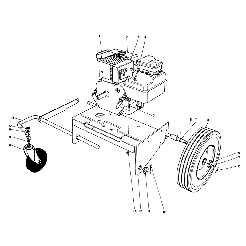 Engine and Base Assembly Model 62912
