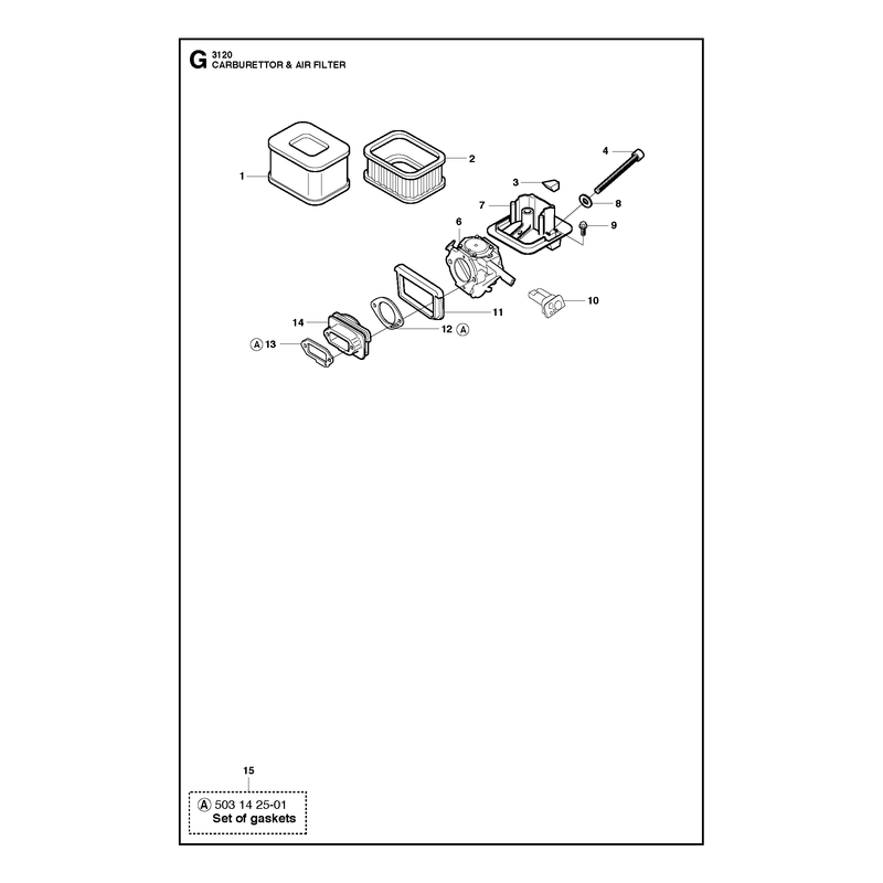 CARBURETOR AND AIR FILTER