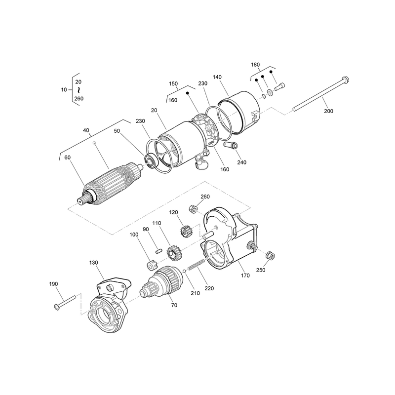 Starter (Component Parts) Assembly