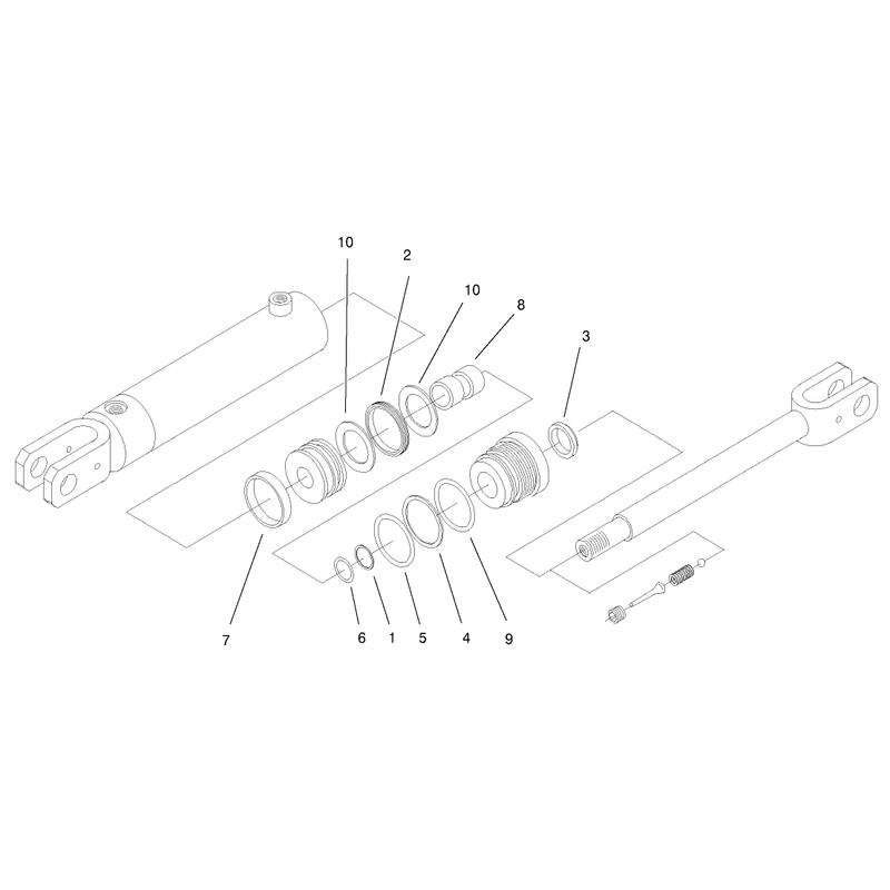 Hydraulic Cylinder Assembly No 99-3051