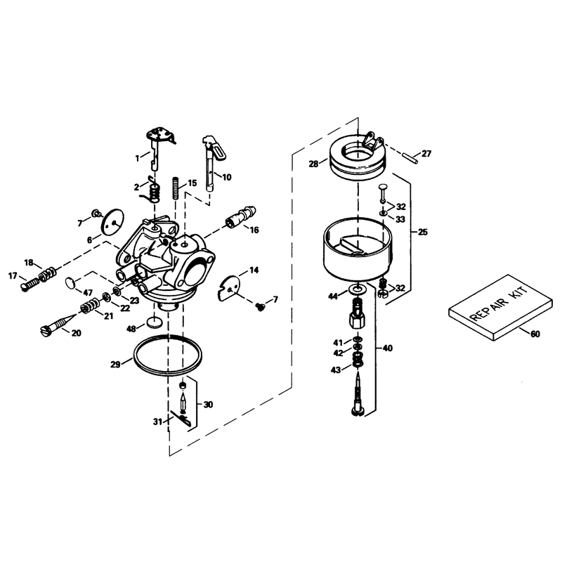 Carburetor No. 632370a