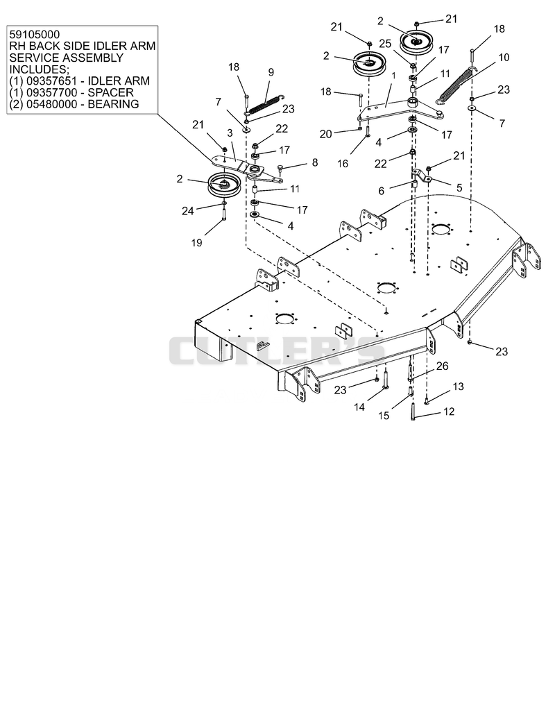 Deck Idlers - 60"
