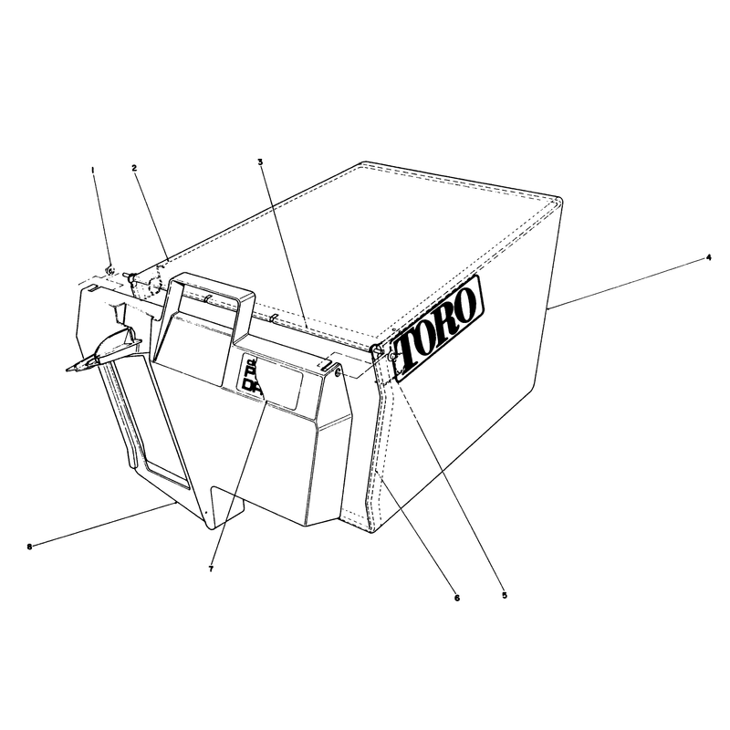 Grass Bag Assembly No 43-0018