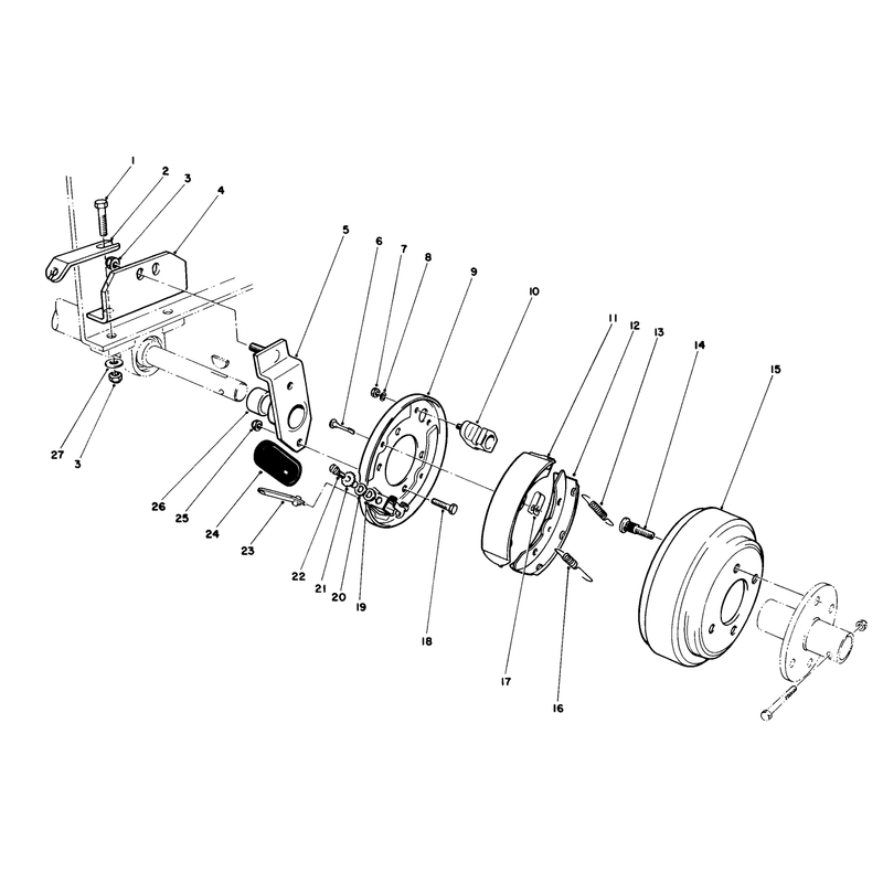 Brake Kit Model No 30758 Optional