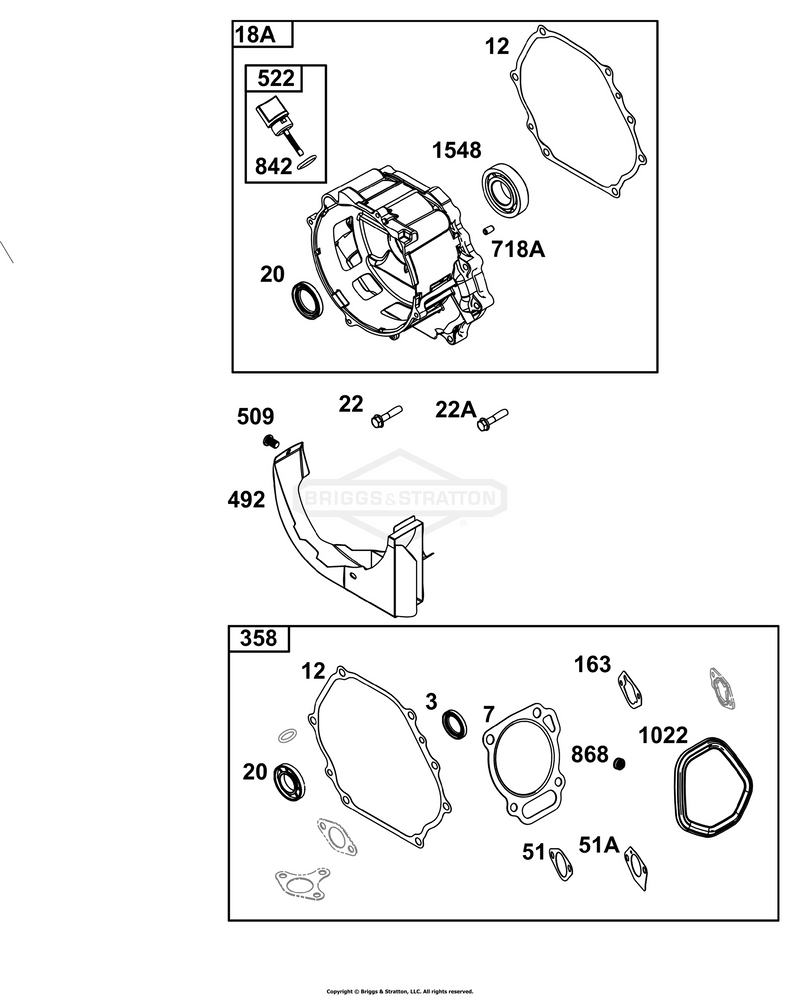 Crankcase Cover/Sump Group