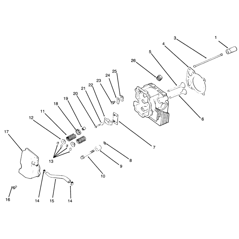 Cylinder Head Valve and Breather