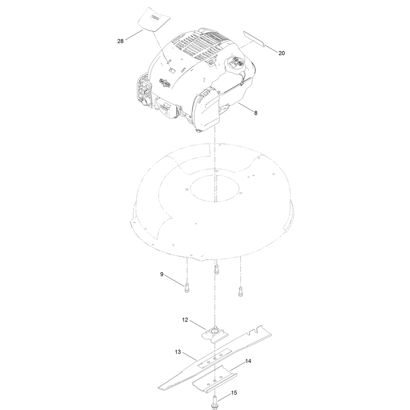 Engine and Blade Assembly