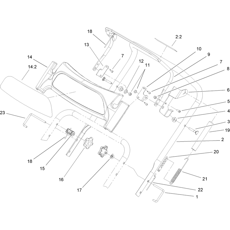 Upper Handle Assembly