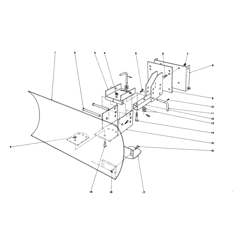 Grader Blade Assembly (model No. 59051)