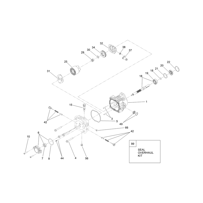 Hydraulic Pump Assembly No 117-6409
