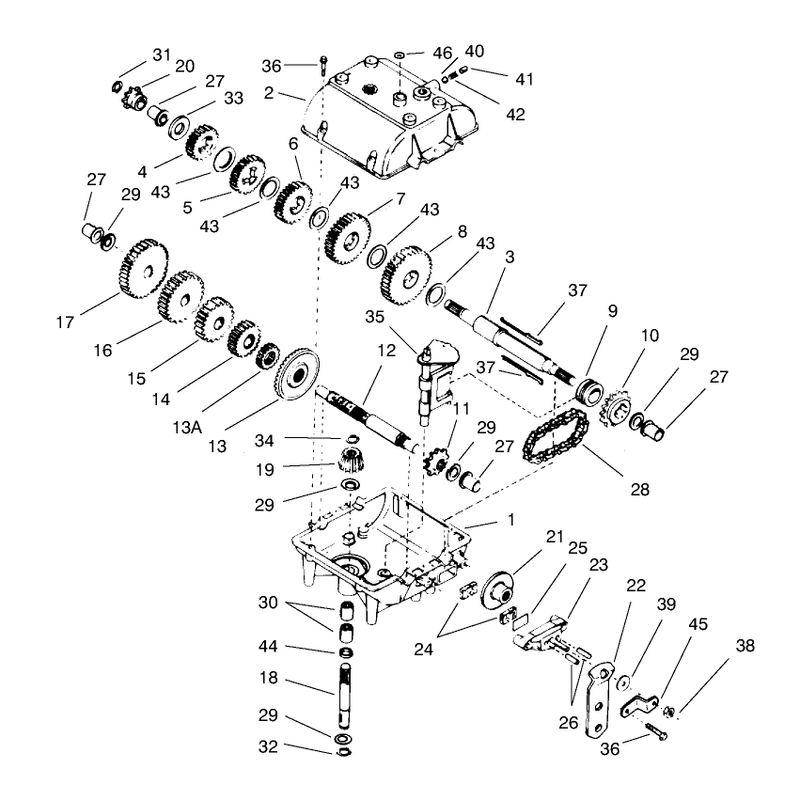 Transmission Peerless Model 700-025