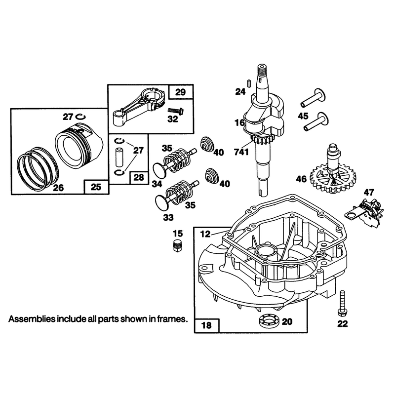 Engine Briggs and Stratton Model 122702-3171-01