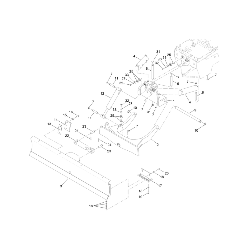 Backfill Blade Assembly