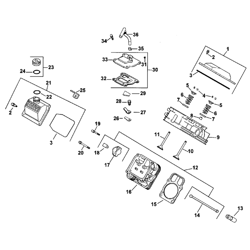 Headvalvebreather Kohler Ch20s-Ps64644