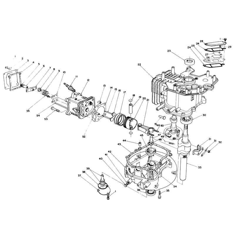 Engine Assembly Model No Vmg6