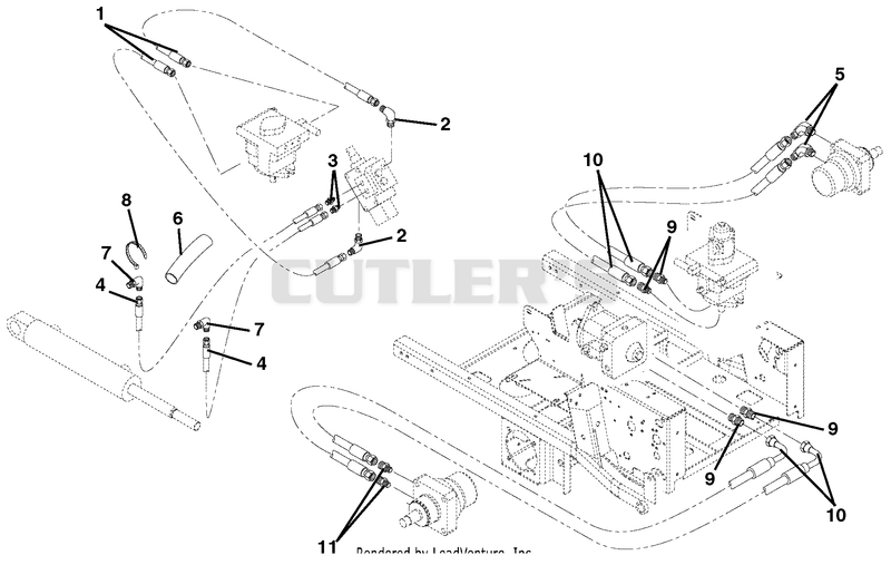Deck Lift And Motor To Pump Circuits