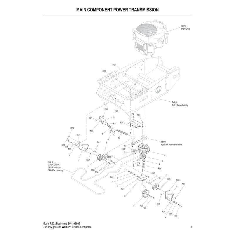 MAIN COMPONENT POWER TRANSMISSION