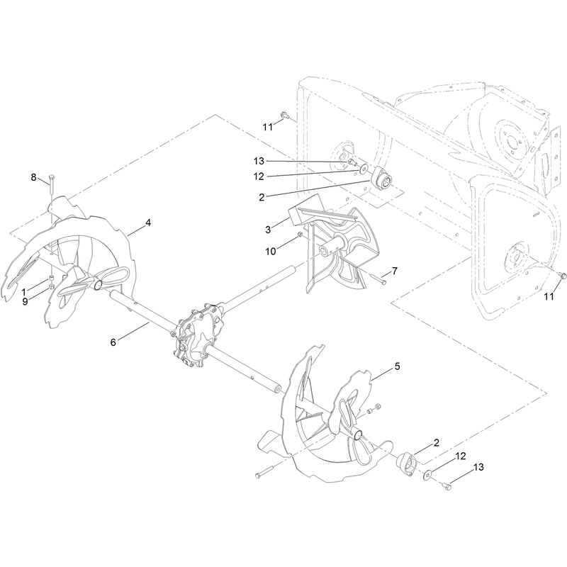 Auger and Impeller Assembly