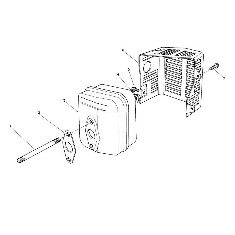 Muffler Assembly Model No Vmk9