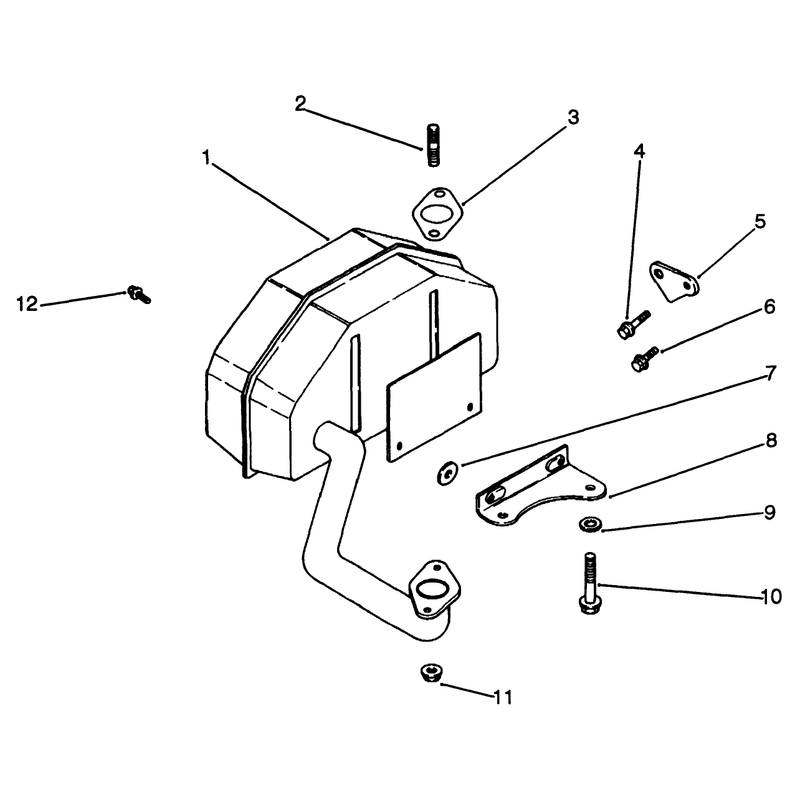 Exhaust Engine Kohler Model No Cv14 S 1429
