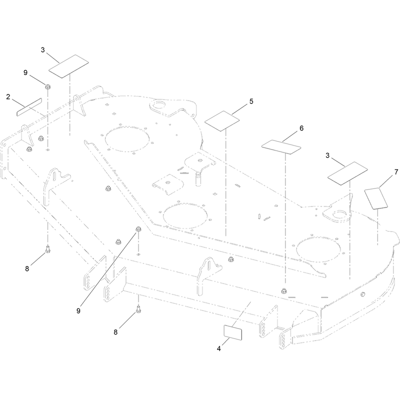 Deck Decal Assembly No 138-6880