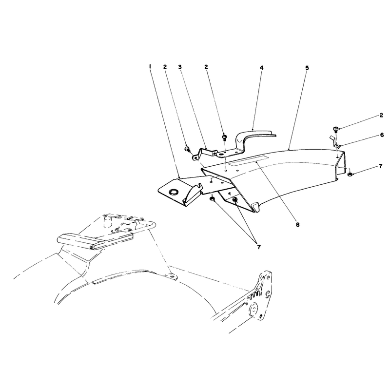 Side Discharge Chute Model No 59108 Optional