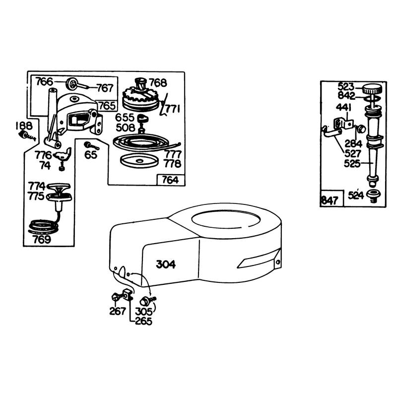 Starter and Shroud Assembly Model 93508-0192-01 Starter and Shroud Assembly Model 92908-1956-01