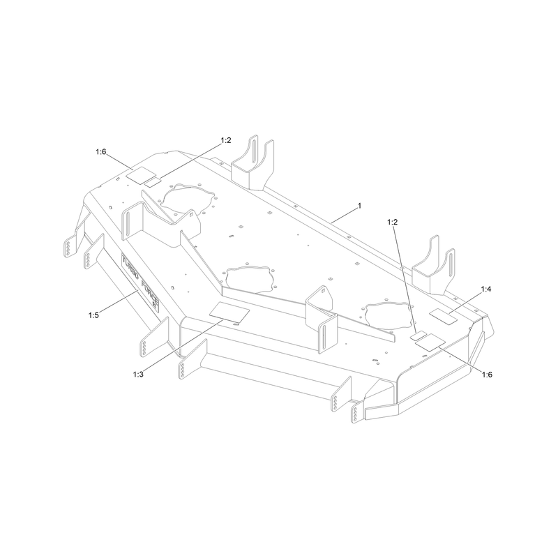 Deck Decal Assembly No 161-6840