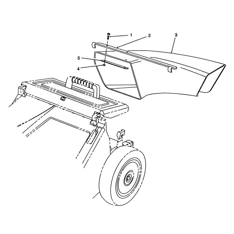 Side Discharge Chute Model No. 59112 (optional)