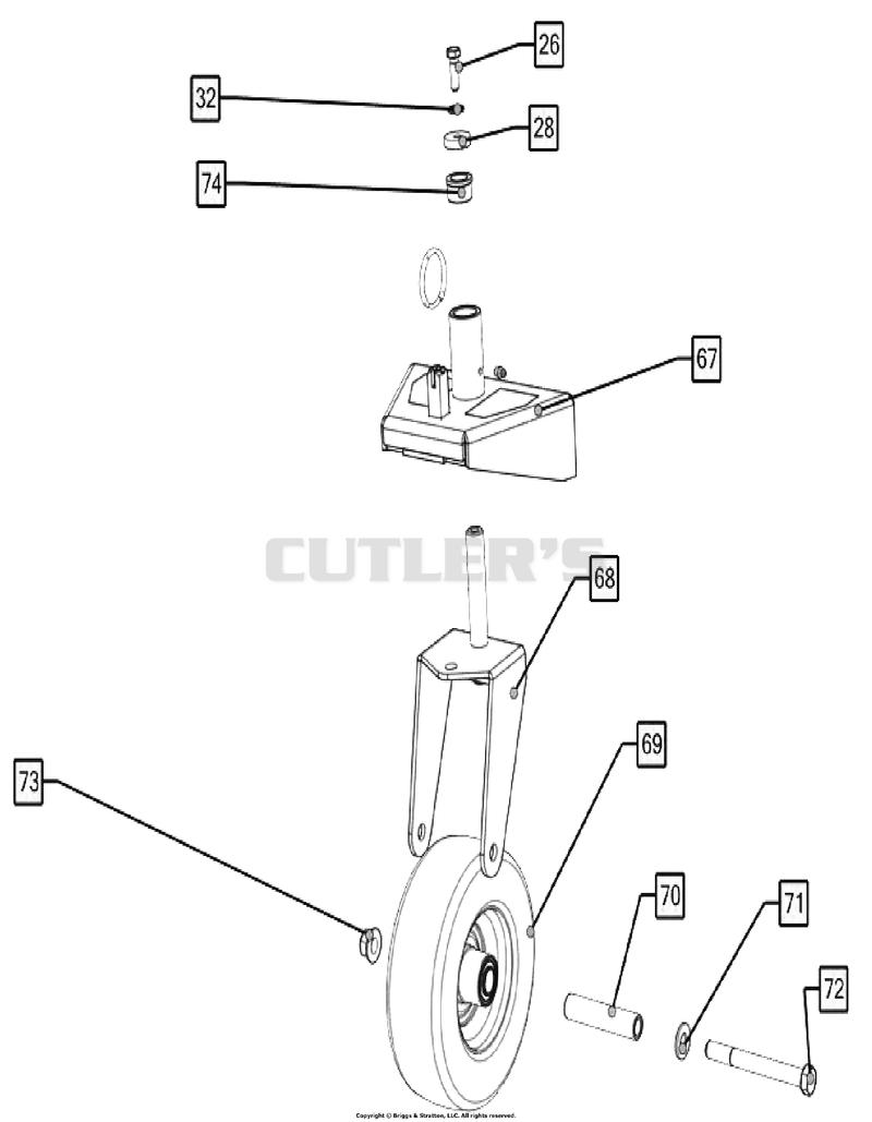 Back Wheel Assembly (Part 1)