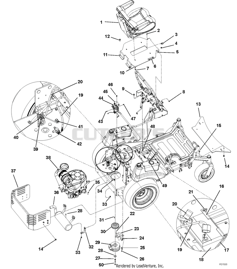 Seat, Electrical and Powertrain 992411
