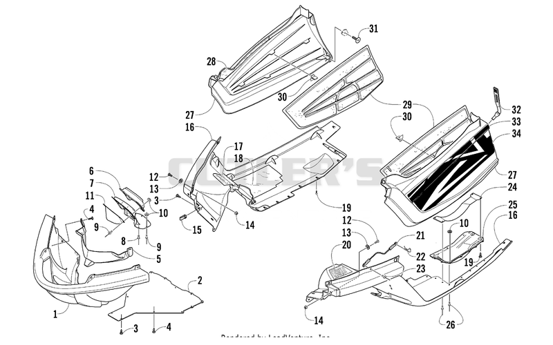 BELLY PAN ASSEMBLY [91694]