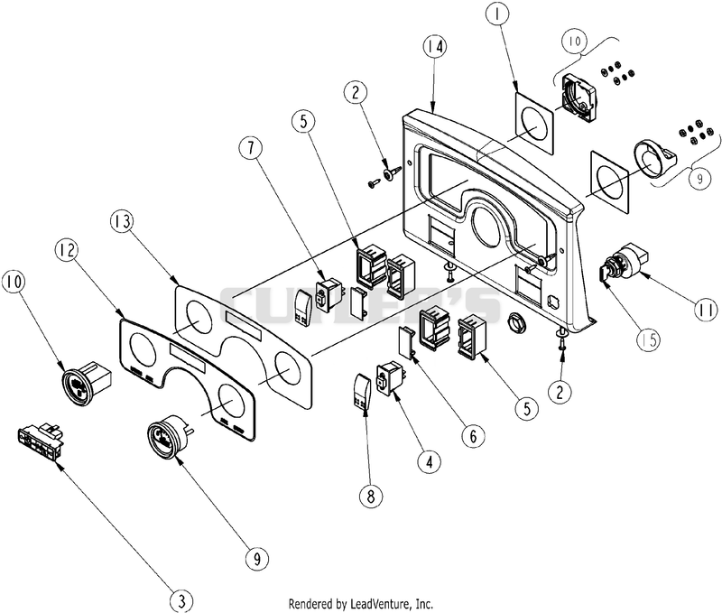 Instrument Panel -- 4 x 2
