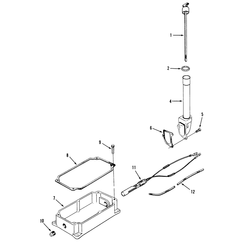 Kohler Oil Pan And Dipstick